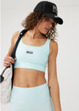 P.E NATION BRA GRAND STAND IN COOL AQUA