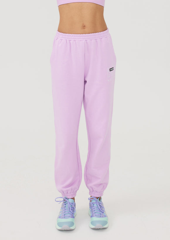 P.E NATION LEGGING GRAND STAND TRACKPANT IN SOFT PURPLE