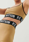 PE NATION BRA Goal Side in Tannin