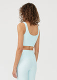 P.E NATION BRA GRAND STAND IN COOL AQUA