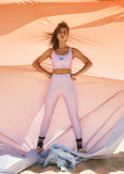 P.E NATION BRA GRAND STAND IN SOFT PURPLE