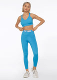 LORNA JANE BRA Hold And Mould Sports Bra - Capri Blue