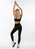 LORNA JANE LEGGING Relay Booty Phone Ankle Biter - Black