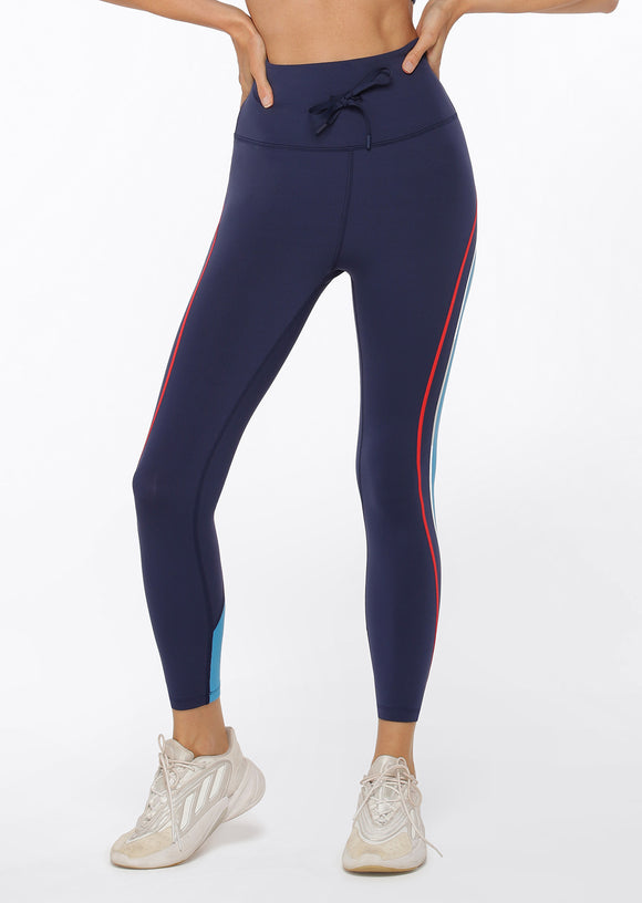LORNA JANE LEGGING Victory Core Stability Ankle Biter - Marine