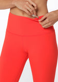LORNA JANE LEGGING Lotus Eco Ankle Biter Legging - Hot Tomato