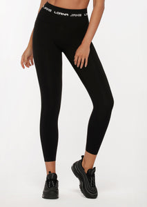 LORNA JANE LEGGING LEVEL UP ANKLE BITER  - BLACK