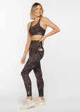 LORNA JANE LEGGING Night Cat Phone Pocket Full Length (Night cat print)