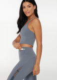 LORNA JANE LEGGING Conqueror Ankle Biter POWDER GREY