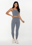 LORNA JANE LEGGING Conqueror Ankle Biter POWDER GREY