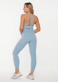 LORNA JANE LEGGING POWER SCULPT ANKLE BITER - VOYAGE BLUE