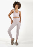 LORNA JANE LEGGING SHAPE AND SUPPORT ECO ANKLE BITER - NEUTRAL SAFARI PRINT