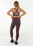 LORNA JANE LEGGING CONVEX COMPACT FULL LENGTH - SOFT VIOLET