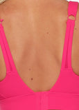 LORNA JANE BRA "THE ONE" - NEON RASPBERRY