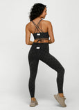 LORNA JANE LEGGING Checkerboard Ankle Biter Leggings - BLACK