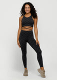 LORNA JANE LEGGING Checkerboard Ankle Biter Leggings - BLACK