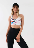 P.E NATION BRA SHOZO SPORTS BRA - MULTI PRINT