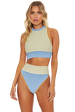 BEACH RIOT BRA GWEN TOP - BEACH BREEZE