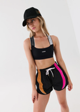 P.E NATION BRA  FOREFRONT SPORTS BRA - BLACK