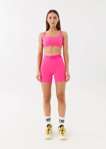 P.E NATION BIKER SHORT INTUITIVE - PINK GLO