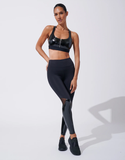 HEROINE LEGGING FLARE [BLACK/BLACK]