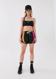 P.E NATION BRA  FOREFRONT SPORTS BRA - BLACK