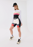 P.E NATION BIKER SHORT REFRAME - PEARLED IVORY