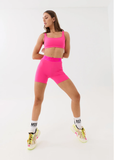 P.E NATION BIKER SHORT INTUITIVE - PINK GLO