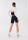 P.E NATION BIKER SHORT REFRAME - PEARLED IVORY