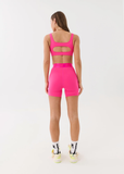 P.E NATION BIKER SHORT INTUITIVE - PINK GLO