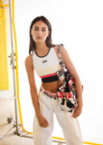 P.E NATION BRA REFRAME SPORTS BRA - OPTIC WHITE