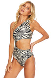 BEACH RIOT SWIMWEAR CELINE ONE PIECE PSYCHEDELIC SWIRL