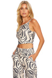 BEACH RIOT LOUNGEWEAR CAYLEE TANK AND HAILEY PANT SET - PSYCHEDELIC SWIRL