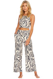 BEACH RIOT LOUNGEWEAR CAYLEE TANK AND HAILEY PANT SET - PSYCHEDELIC SWIRL