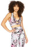 BEACH RIOT BRA TWIST TOP FANDANGO PAISLEY