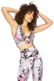 BEACH RIOT BRA TWIST TOP FANDANGO PAISLEY