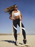 KORAL LEGGING Venus Blackout High Rise Black/White