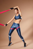 KORAL LEGGING Force High Rise Energy - Shark/Asphalt/Infrared