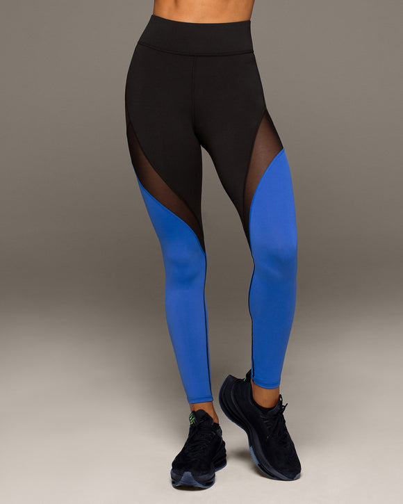 MICHI LEGGING FUSE - ROYAL BLUE/ BLACK