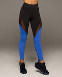 MICHI LEGGING FUSE - ROYAL BLUE/ BLACK