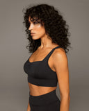 MICHI BRA FUSE LONGLINE BRA - BLACK