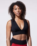 MICHI FLARE BRA BLACK