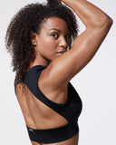 MICHI FLARE BRA BLACK