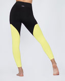 MICHI LEGGING FUSE BLACK/ELECTRIC YELLOW