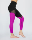 MICHI LEGGING FUSE BLACK/MAGENTA