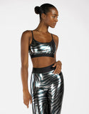 HEROINE SPORT BRA ZEBRA [PLATINUM ZEBRA]