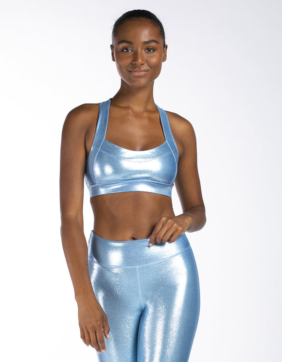 HEROINE SPORT BRA RACER BRA [AQUAMARINE]
