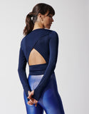 HEROINE TOP APEX LONG SLEEVE TOP [MIDNIGHT]