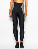 HEROINE LEGGING GYM [ BLACK/SAGE ]