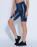 HEROINE LEGGING MARVEL BIKER SHORT [ DENIM ]