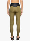 KORAL LEGGING TAINT SHANTUNG - High Rise Amarelo/Black